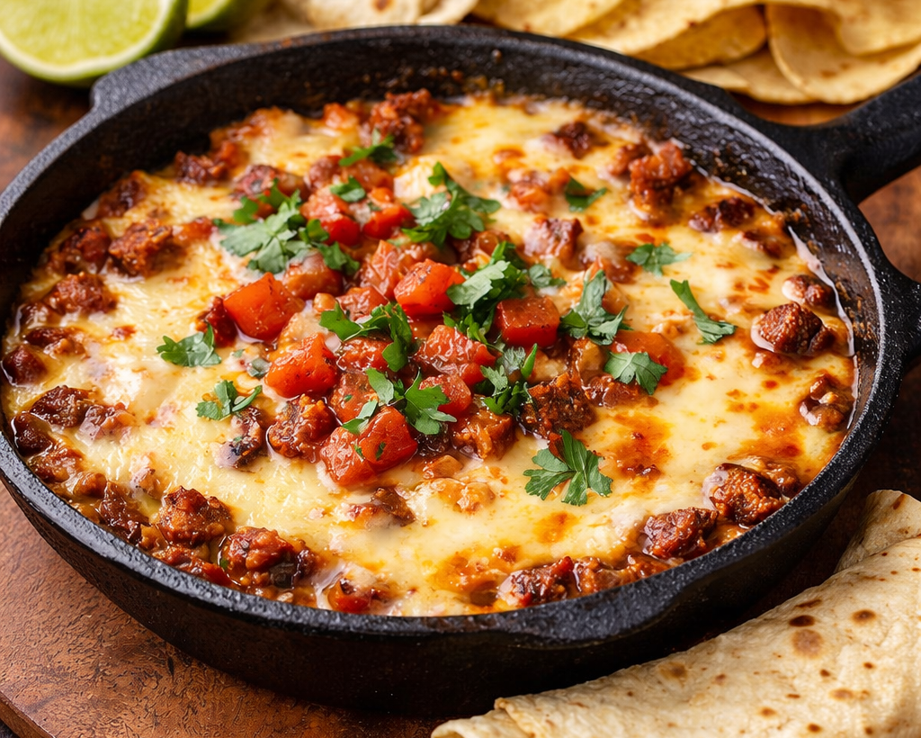 Asadero Queso Fundido Skillet Dip