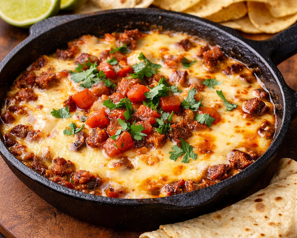 Asadero Queso Fundido Skillet Dip