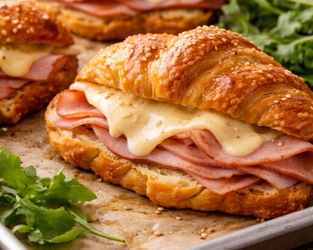 Ham & Swiss Croissant Melt