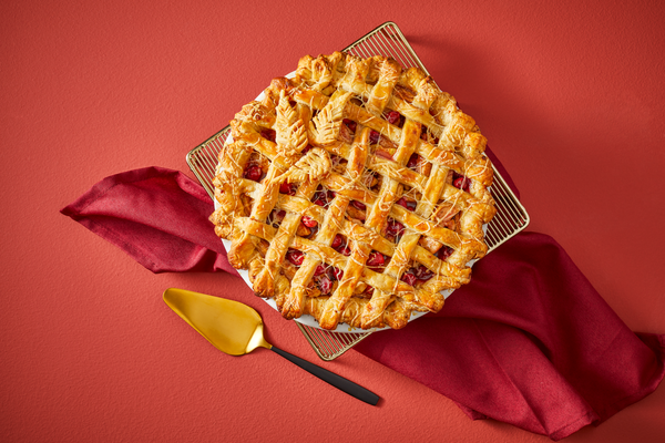 Cran-Apple Gouda Pie
