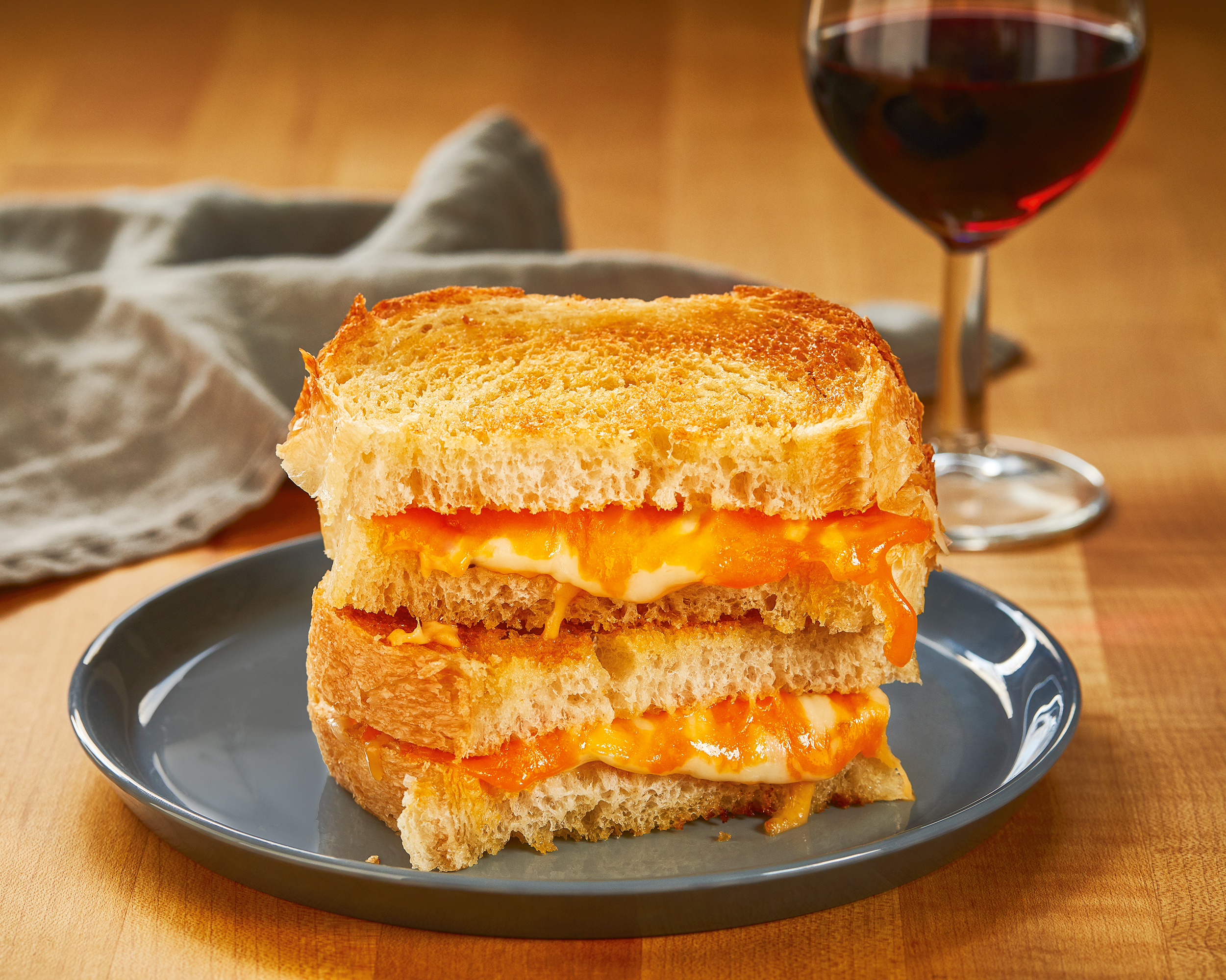 Ultimate 3-Cheese Grilled Cheese